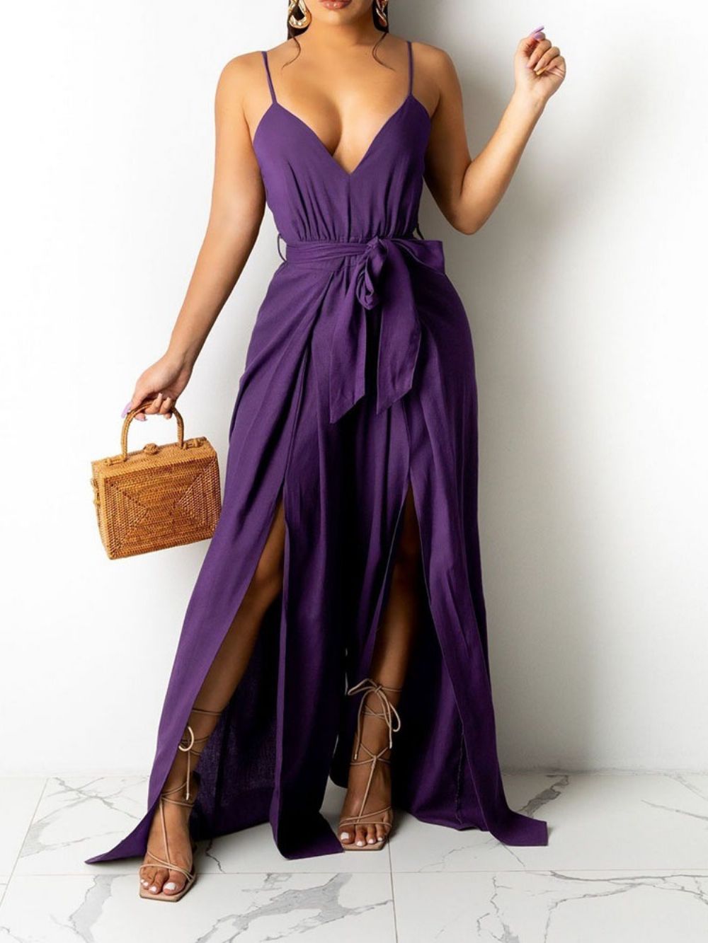Full Length Fashion Backless Slim Jumpsuit Dames