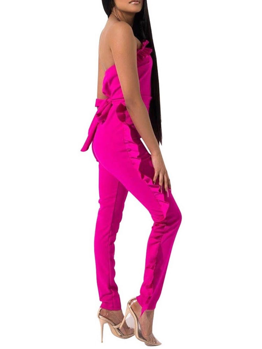 Lange Modieuze Slanke Jumpsuit Dames
