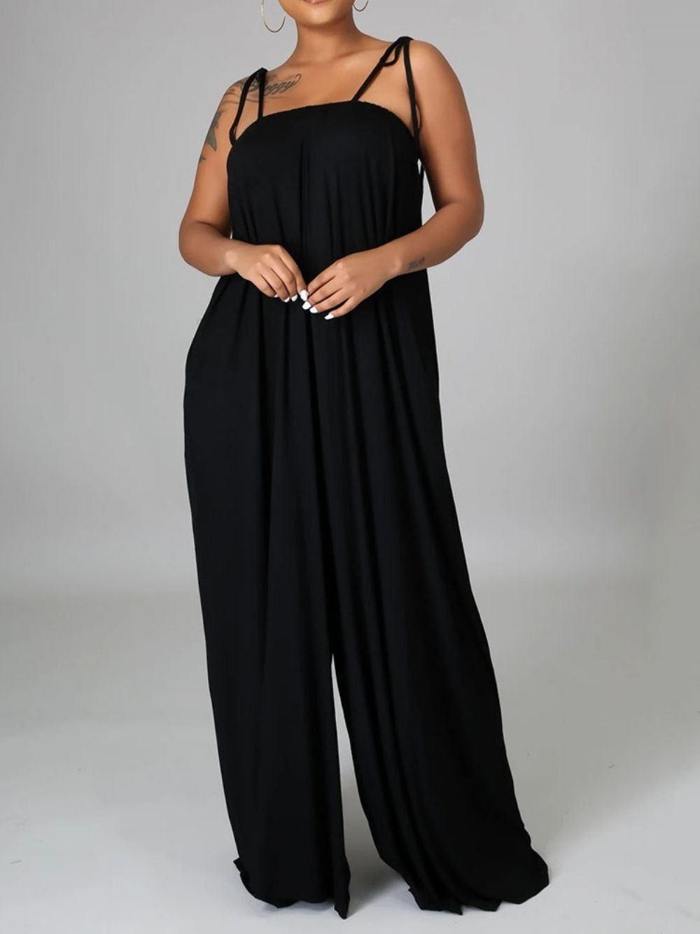 Print Mode Bloemen Slanke Rechte Jumpsuit