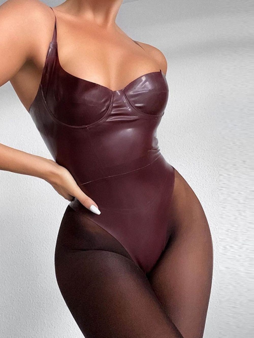 Sexy Shorts Effen Mid Waist Skinny Dames Jumpsuit