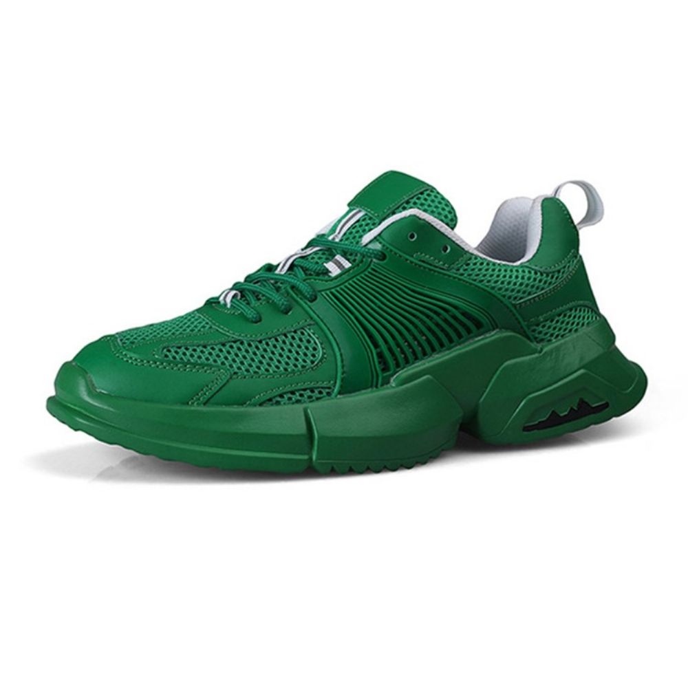 Chique Sneakers Met Laag Uitgesneden Bovenwerk Van Mesh Heren