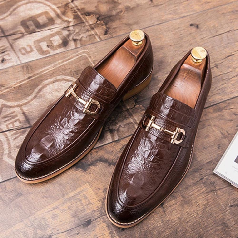 Low-Cut Bovenwerk Heren Oxfords Met Lovertjes