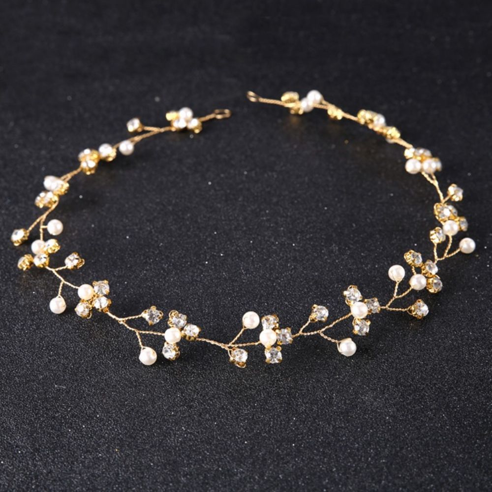 Fonkelende Imitatie Parelstrass HaaraCCessoires Dames