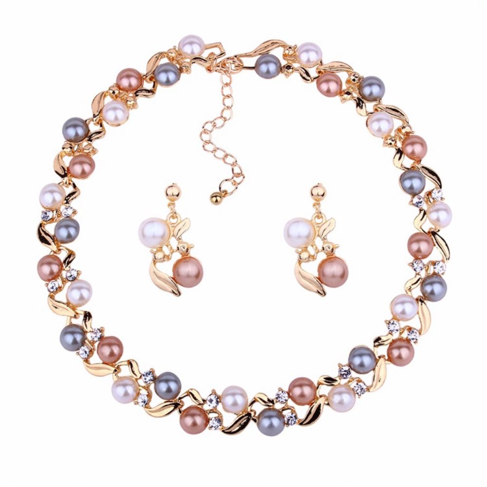 Best Verkopende Imitatie Parel Sieraden Set