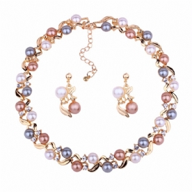 Best Verkopende Imitatie Parel Sieraden Set