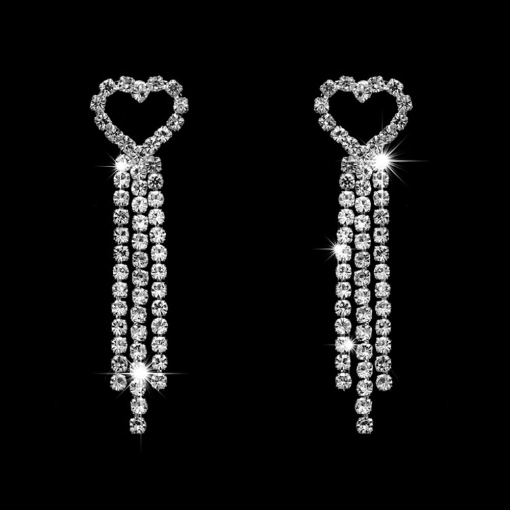 Diamante Romantische Bruiloft Sieraden Sets