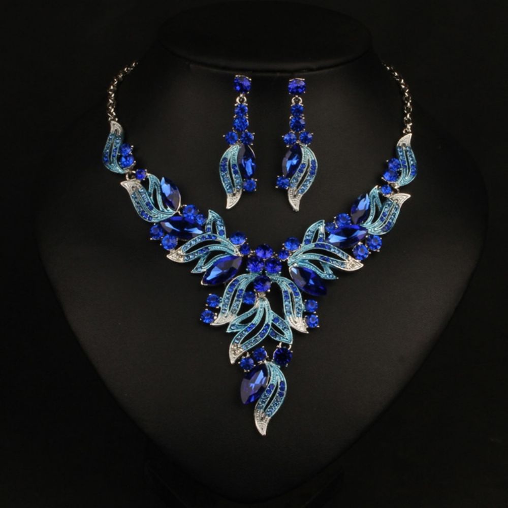 Diamante Romantische Jubileum Sieraden Sets