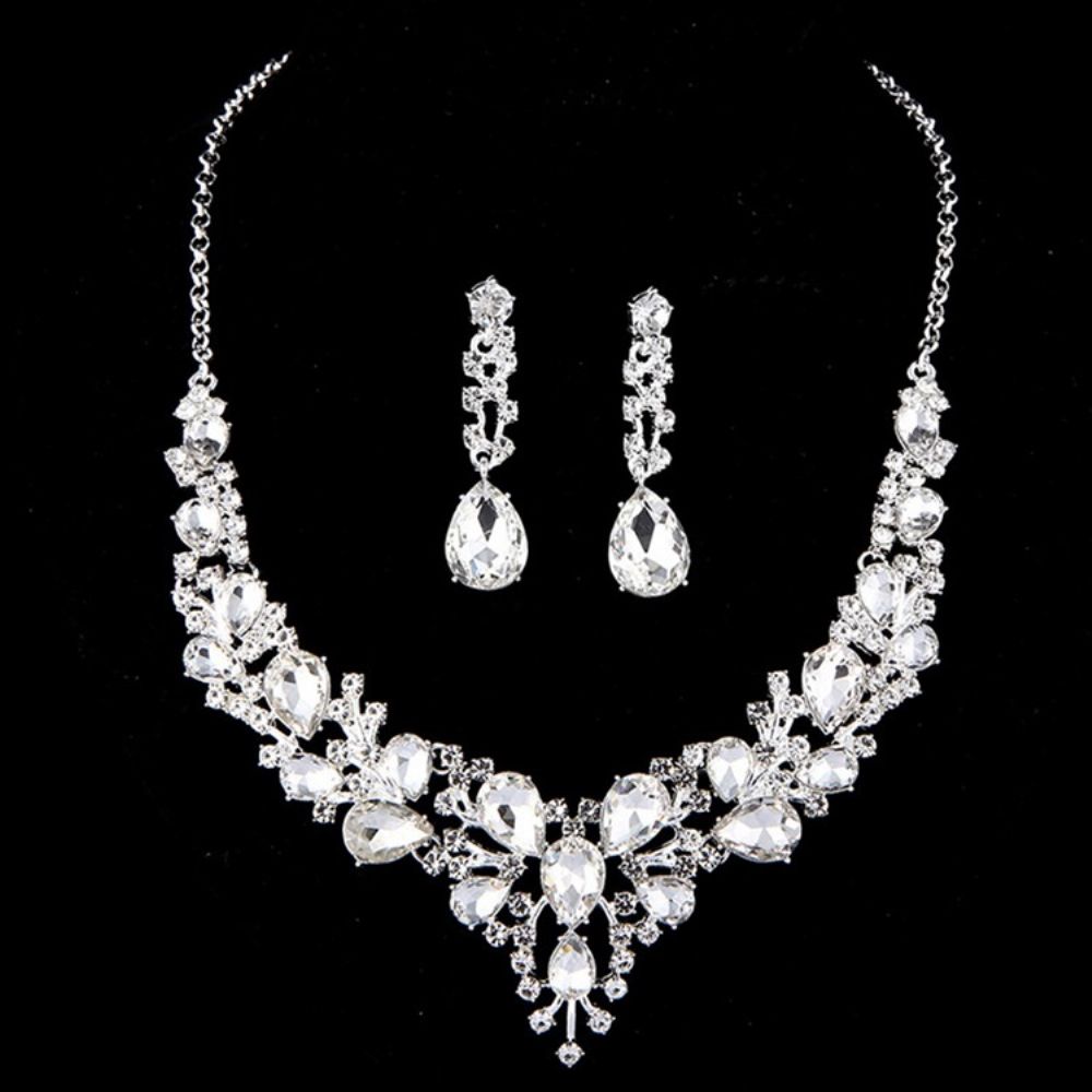 Diamante Waterdruppel Verlovingsjuwelensets