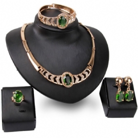 Temperament Diamante Sieraden Set