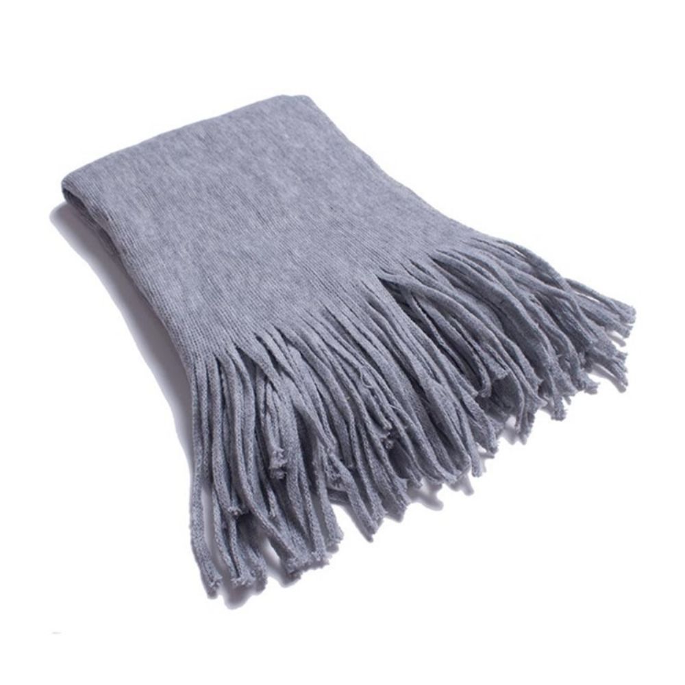 Casual Effen Sjaals Van Acryl