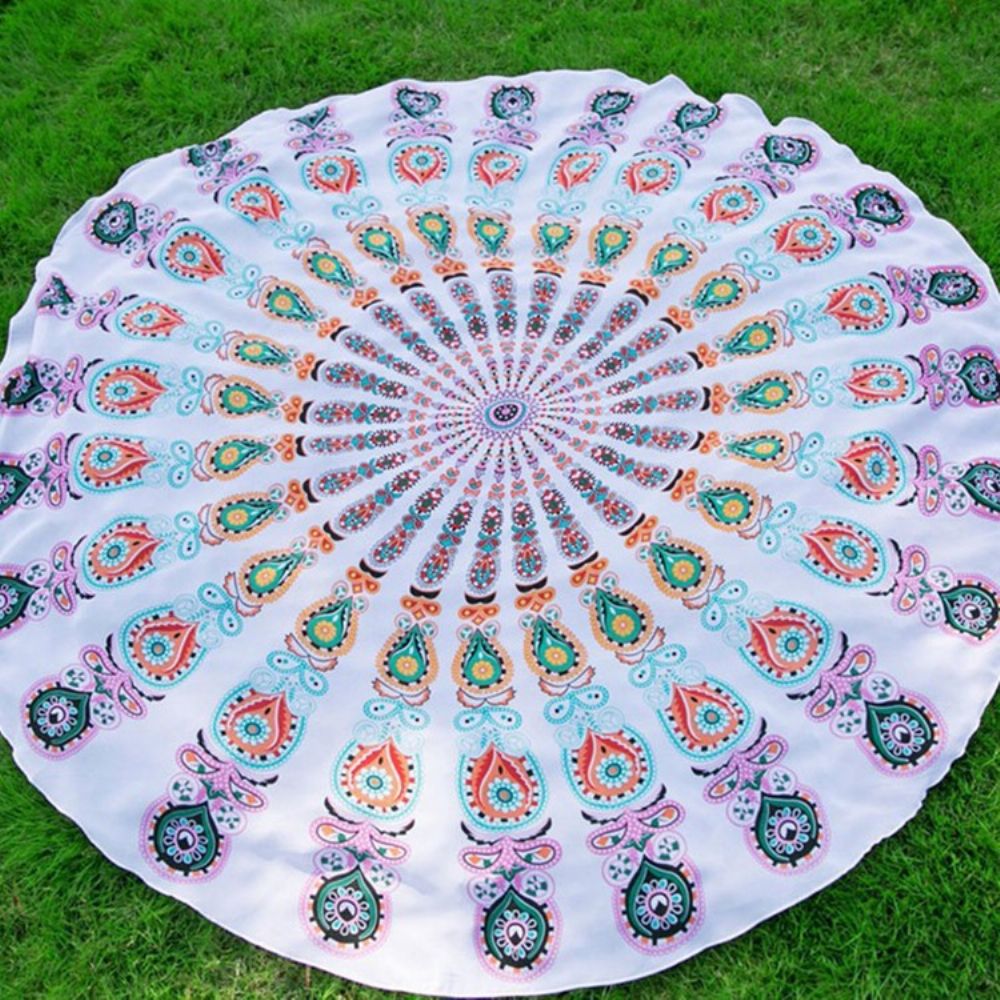 Chiffon Bedrukking Ingekleurde Sjaal