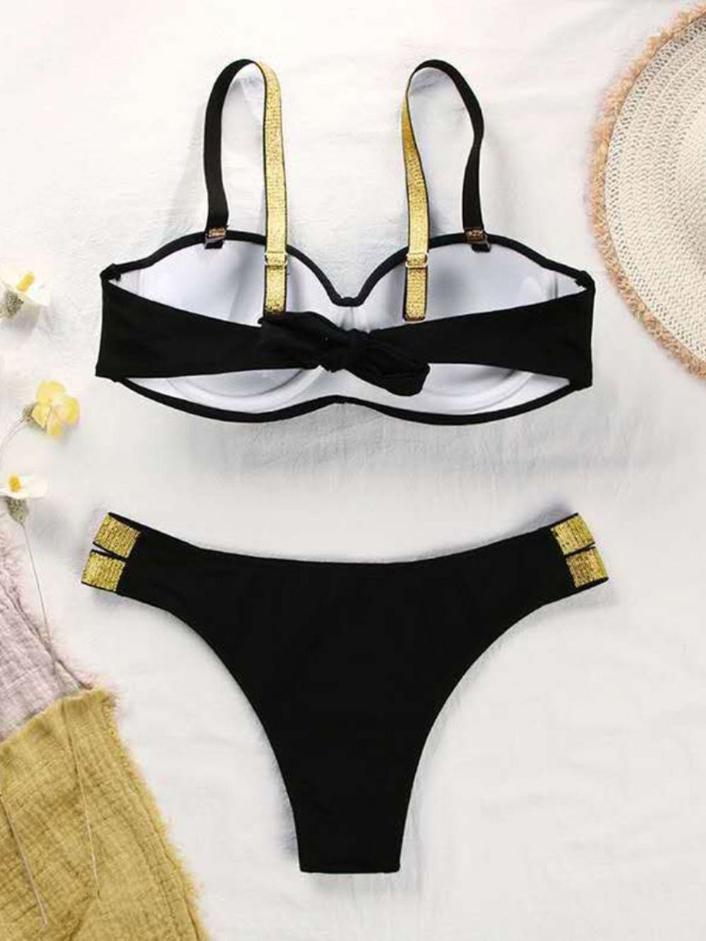 Kleurblok Sexytankini Set Badmode