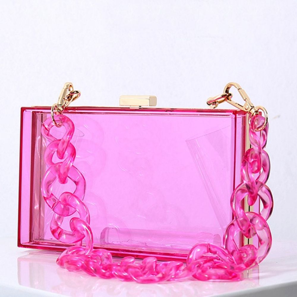 Effen Crossbodytassen Met Europese Ketting