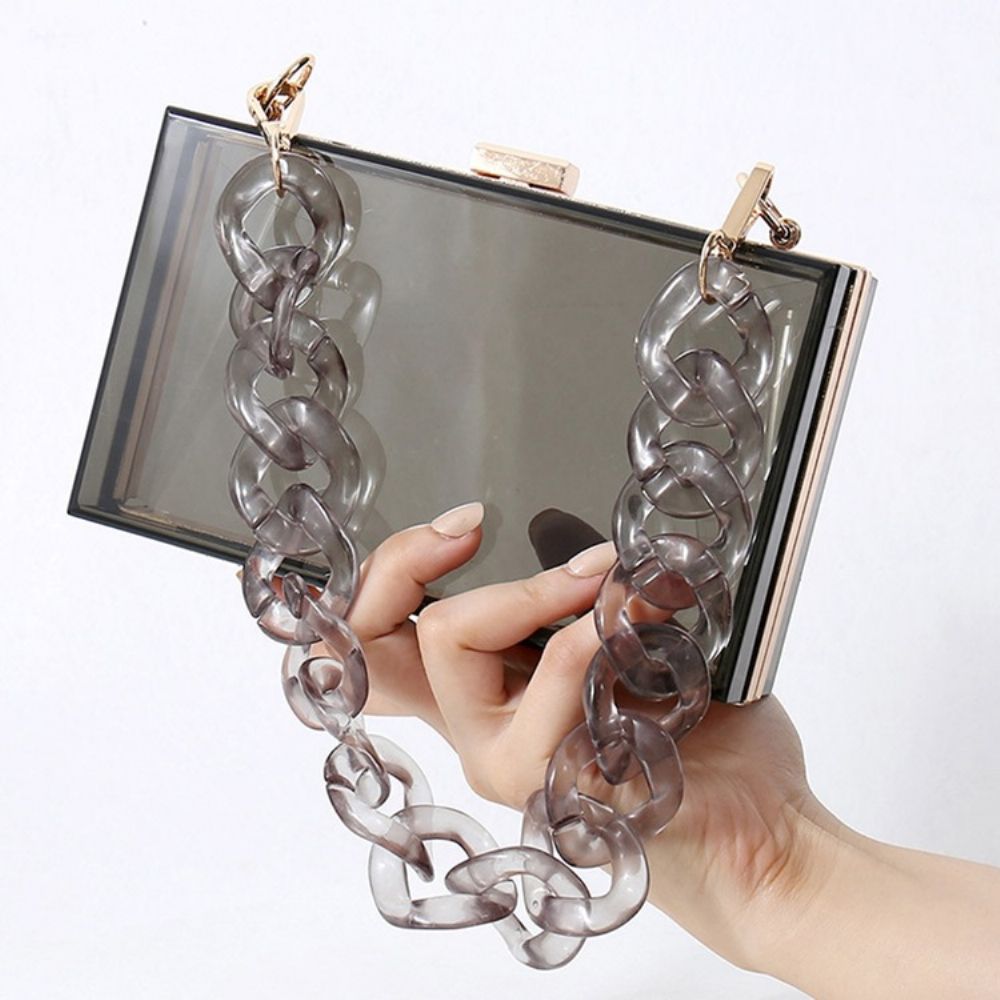 Effen Crossbodytassen Met Europese Ketting