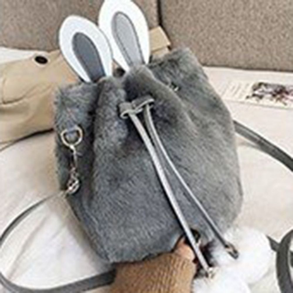 Effen Tonvormige Crossbodytassen Met Draad