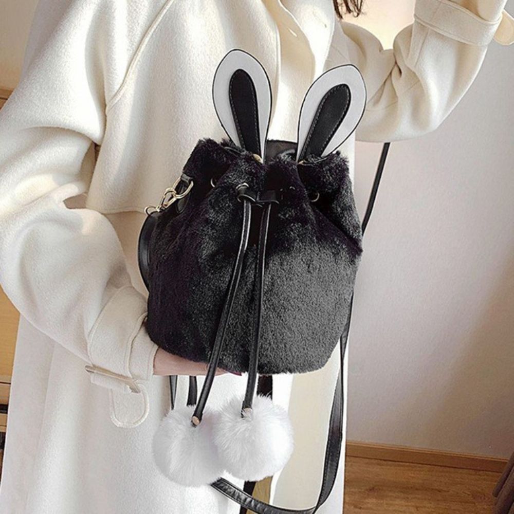 Effen Tonvormige Crossbodytassen Met Draad