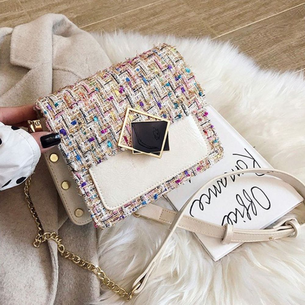 Ketting Rechthoekige Elegante Crossbody Tassen