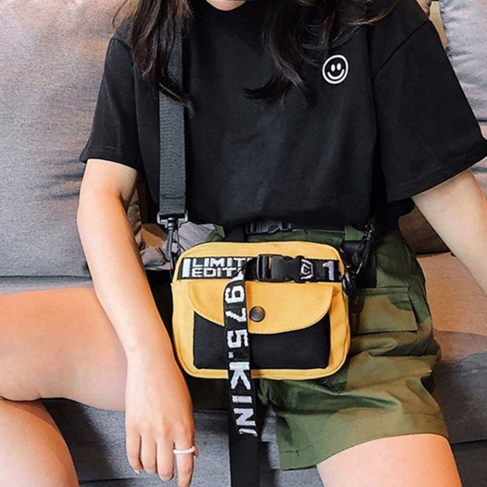Met Riem Versierde Vierkante Crossbodytassen