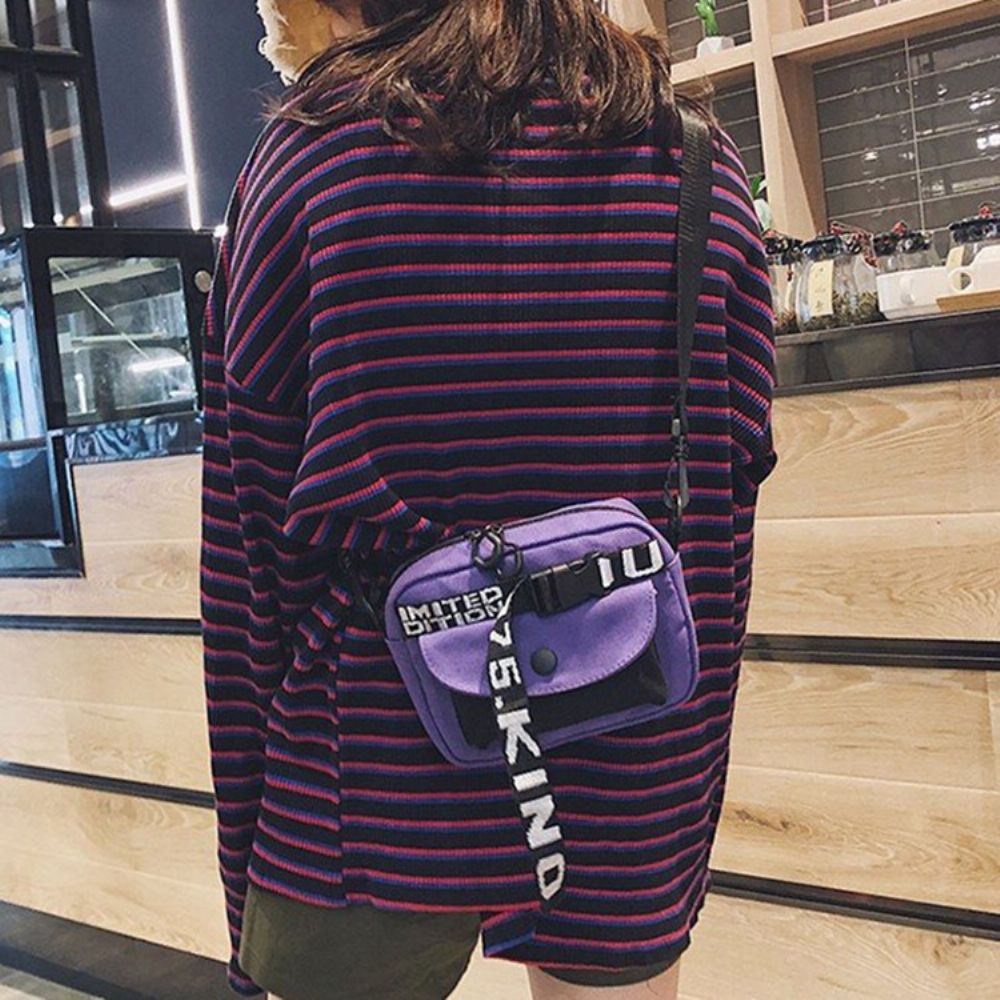 Met Riem Versierde Vierkante Crossbodytassen