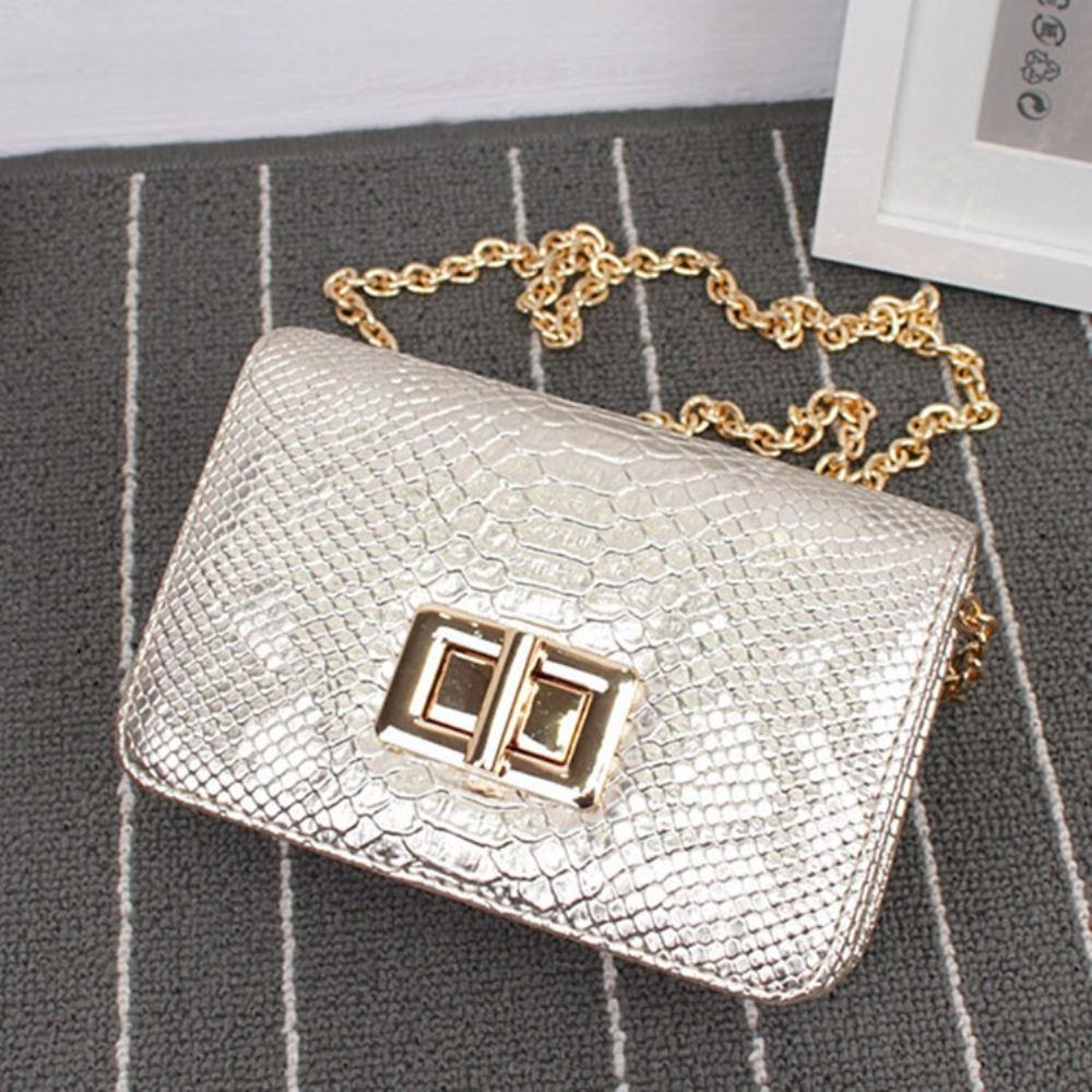 Retro Crossbodytas Met Serpentineketting
