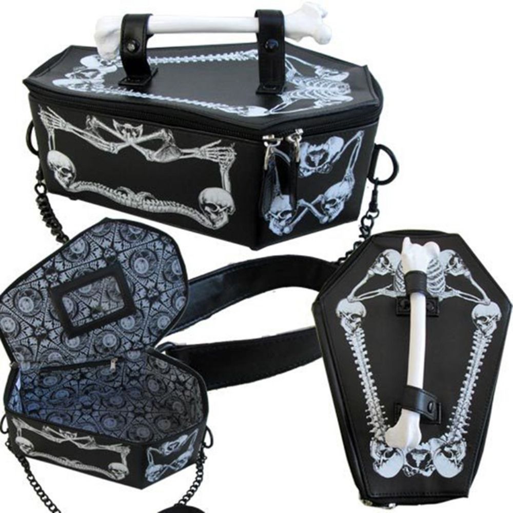 Schedel Pu-Draad Trunk Tote Bags