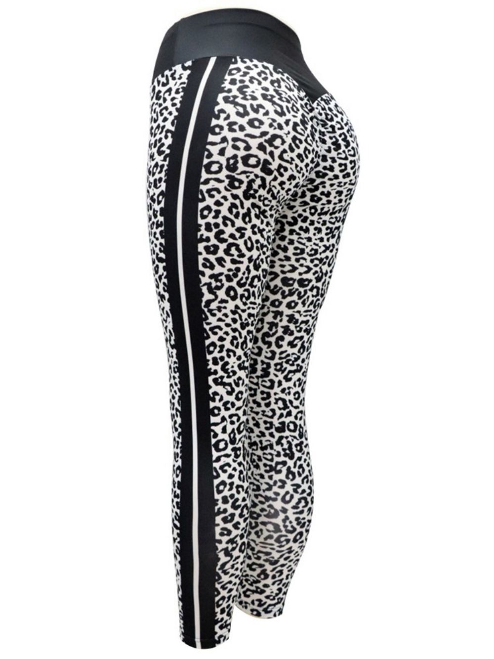 Ademende Yogabroek Dames Met Luipaardprint Tiktok-Legging Met Hoge Taille