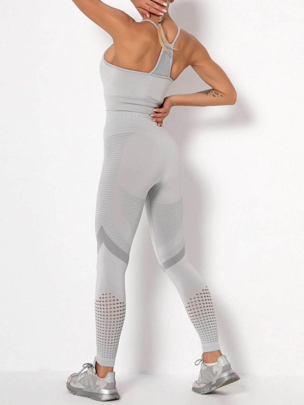 Nylon Sneldrogende Yogakledingsets Pullovers