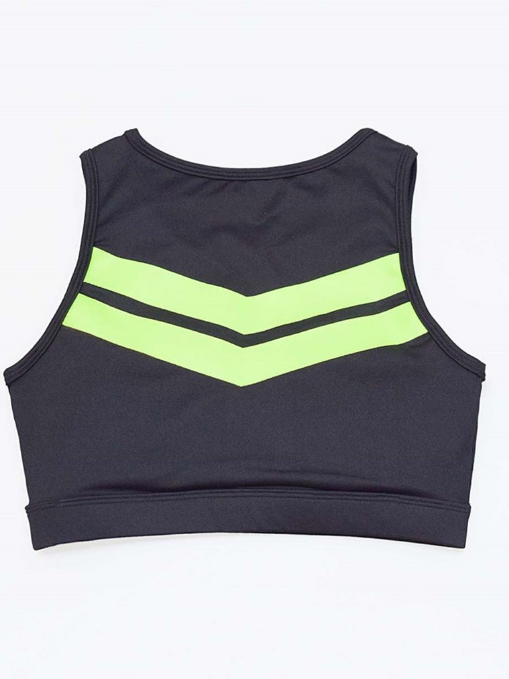 Patchwork Color Block Anti-Zweet Yoga Mouwloze Sportsets