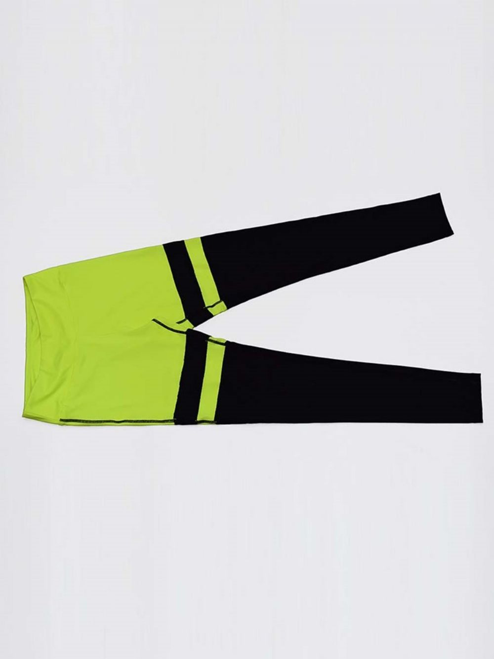 Patchwork Color Block Anti-Zweet Yoga Mouwloze Sportsets