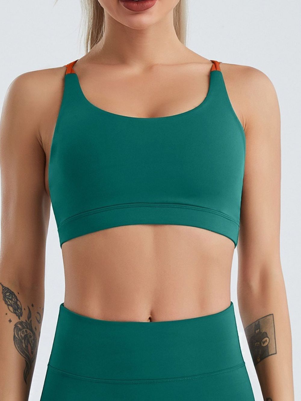 Sneldrogende Yogatops Met Kleurvlakken Dames