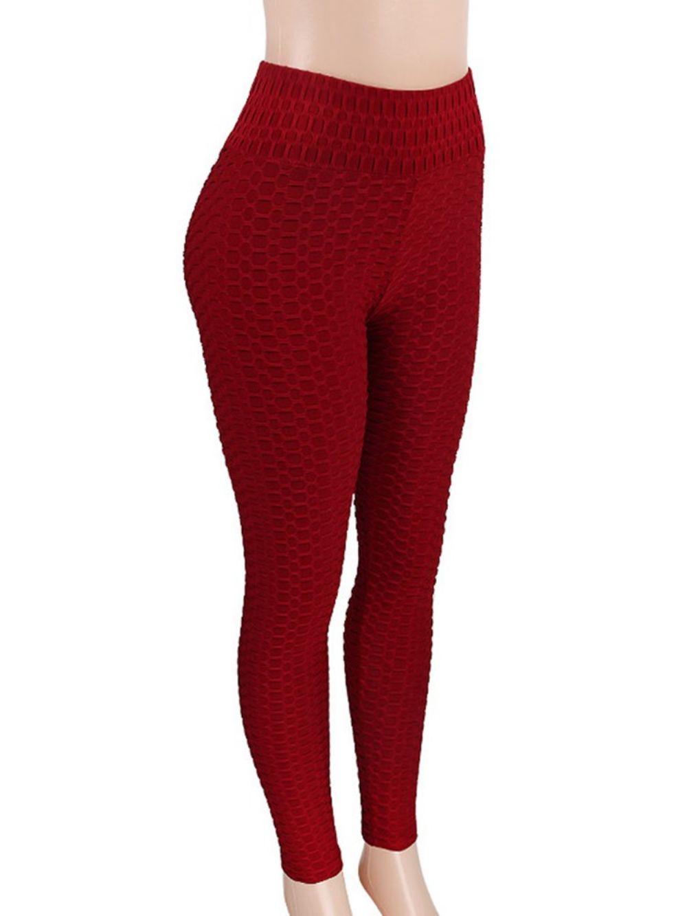 Solid Sports Casual Yogabroek Dames Tiktok-Legging Met Hoge Taille