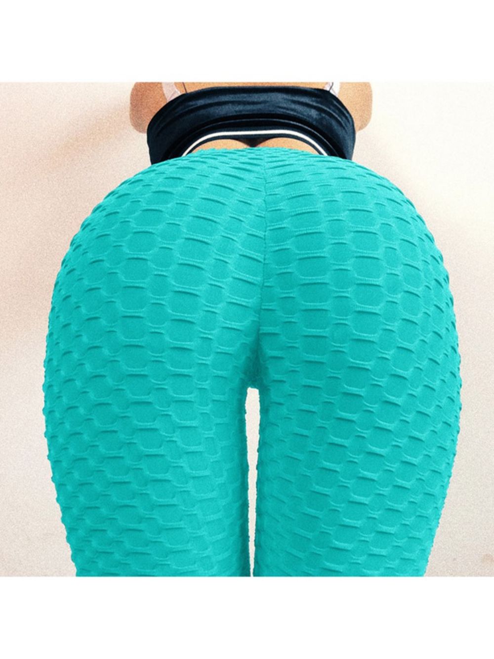 Solid Sports Casual Yogabroek Dames Tiktok-Legging Met Hoge Taille