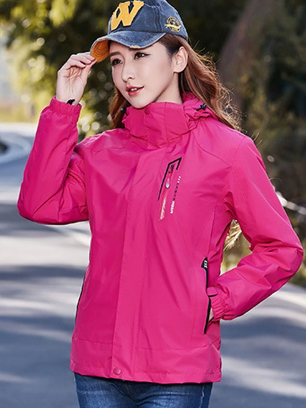 Wandelzakken Winddicht Nylon Tweedelig Pak Unisex Tops