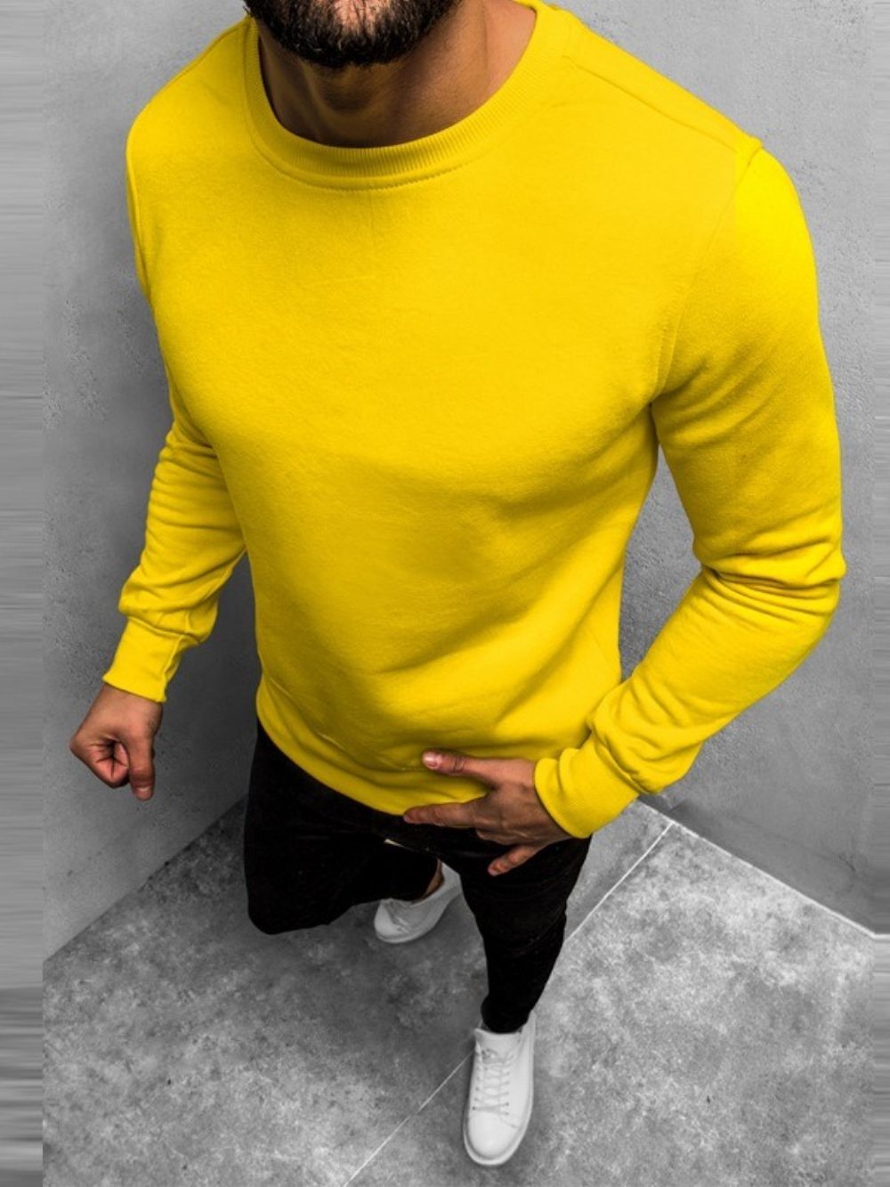 Pullover Effen Herfst Hoodies Heren