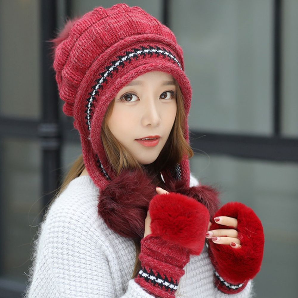 Winterhandschoen En Muts Dames