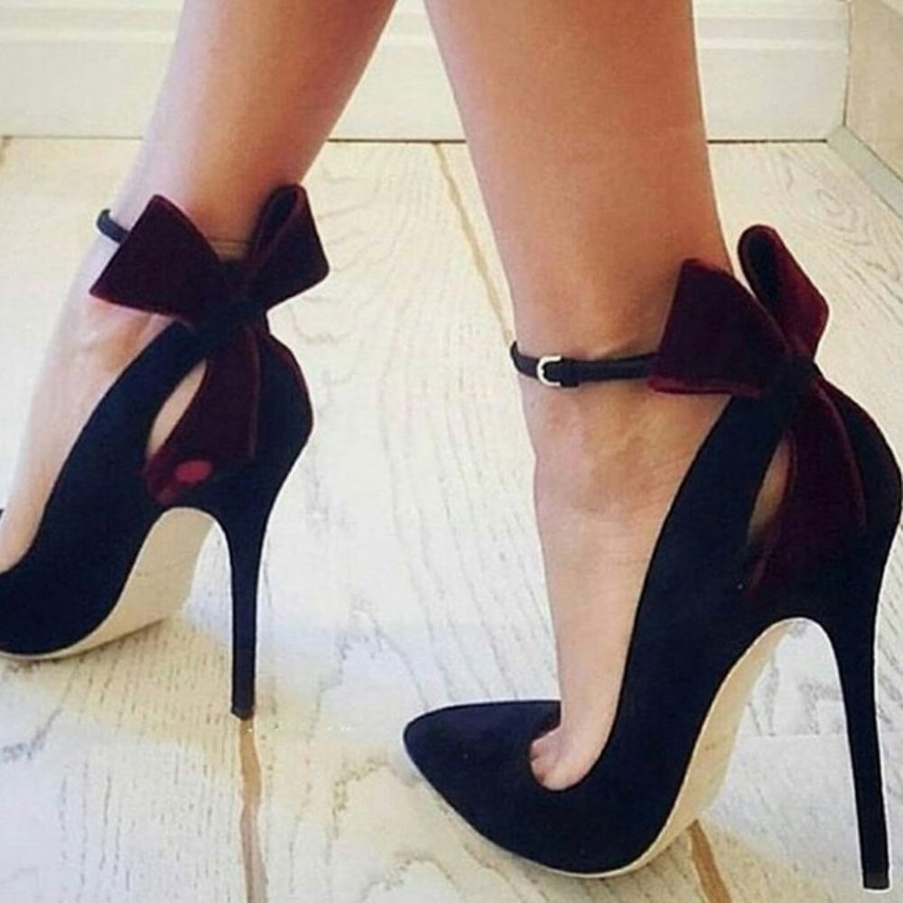 Banquet Platte Pumps Met Naaldhak En Naaldhak