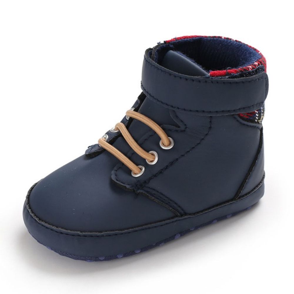 Babyschoenen Met Veters En Kleurblokken