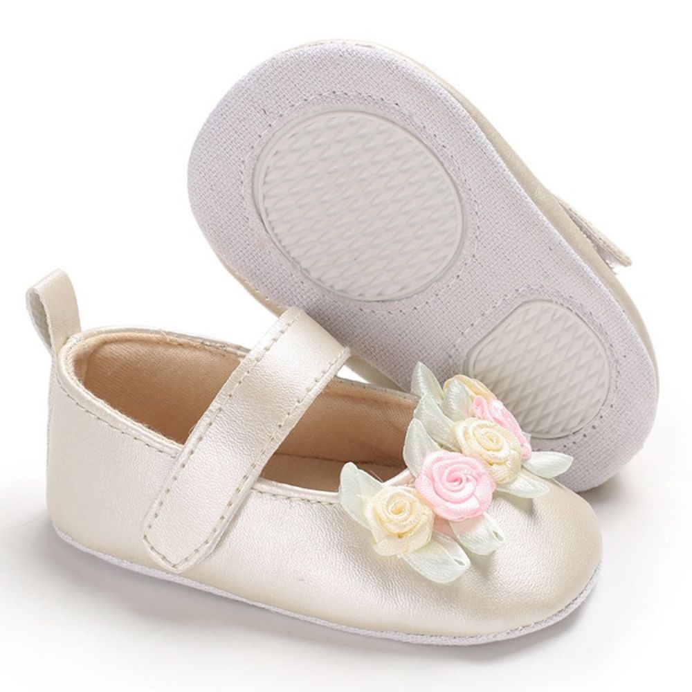 Bloemen Klittenband Babymeisje Schoenen