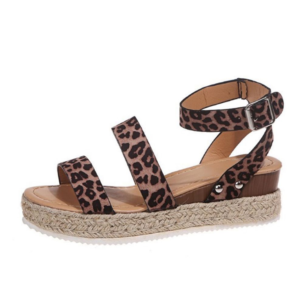 Westernsandalen Met Open Teen Dames