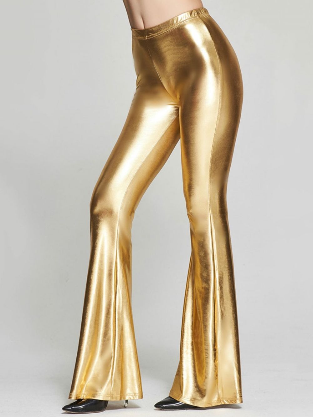 Broek Met Halfhoge Taille En Pailletten