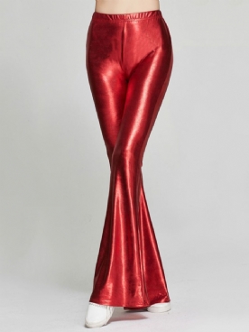 Broek Met Halfhoge Taille En Pailletten