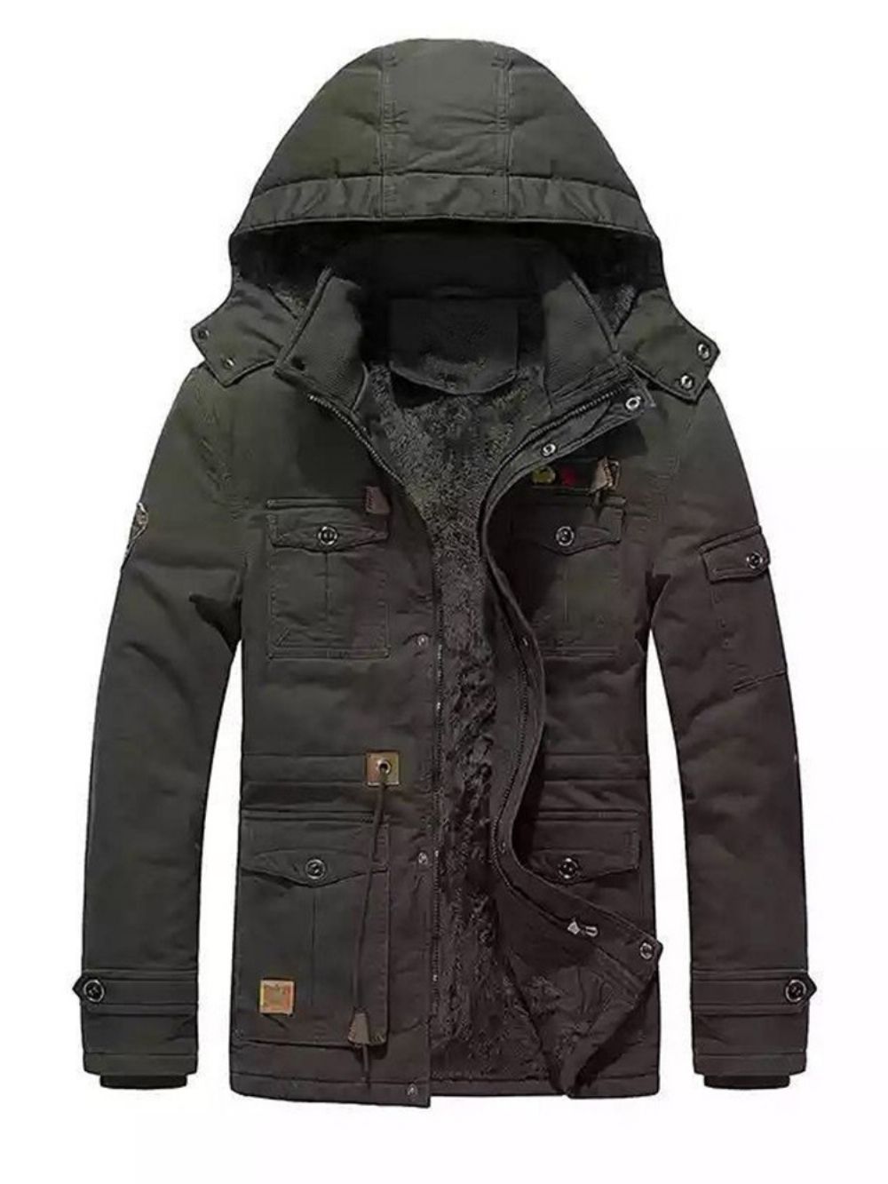 Dubbellaags Standaard Zakrits Casual Donsjack