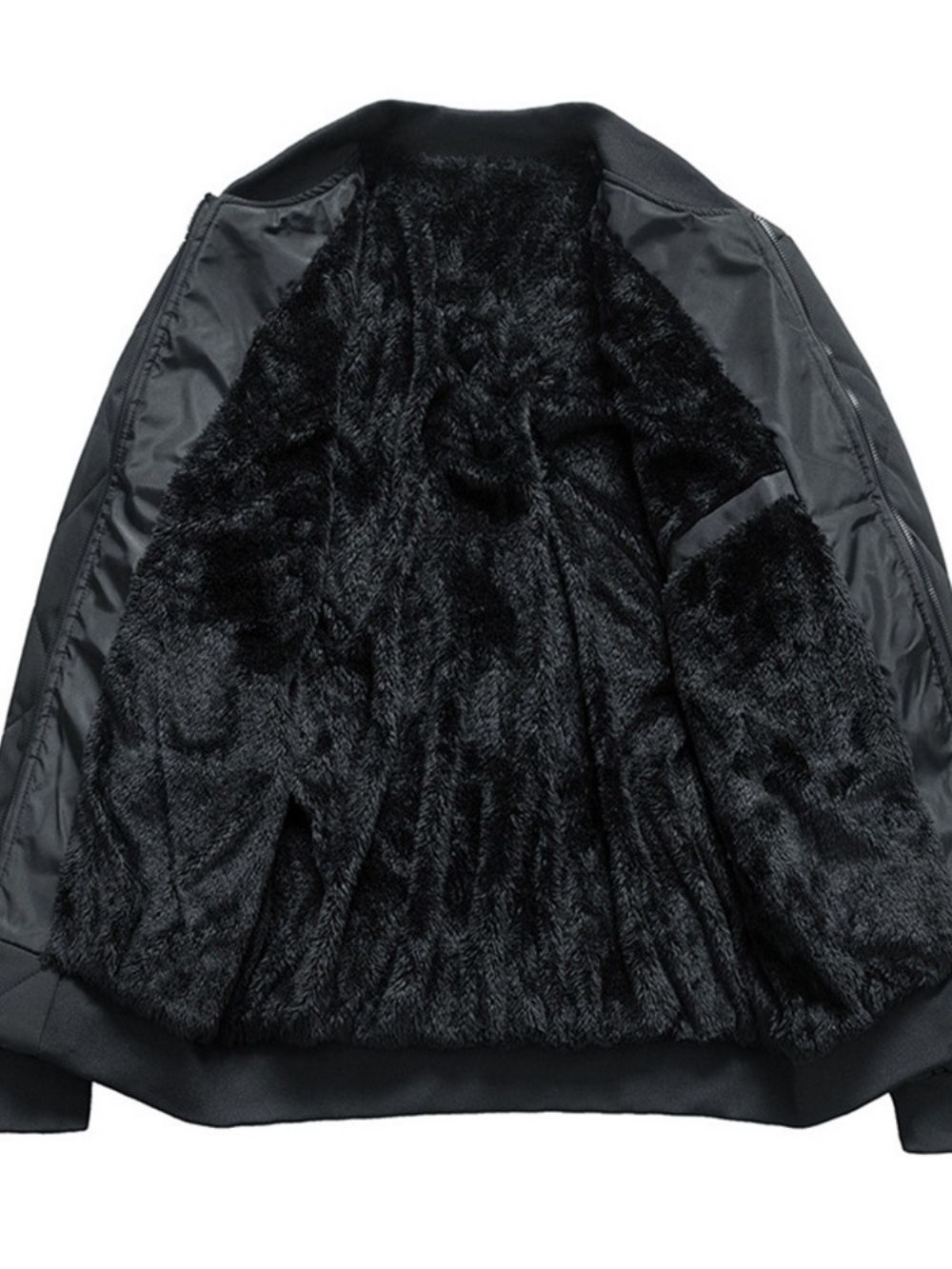 Effen Zak Standaard Casual Donsjack Met Rits