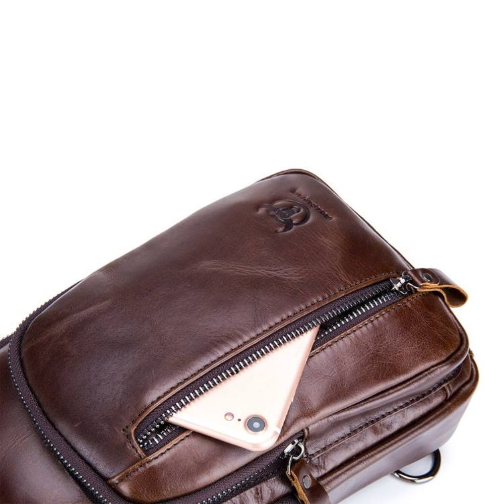 Leren Europese Chest Packs Heren