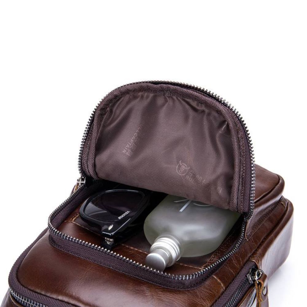 Leren Europese Chest Packs Heren