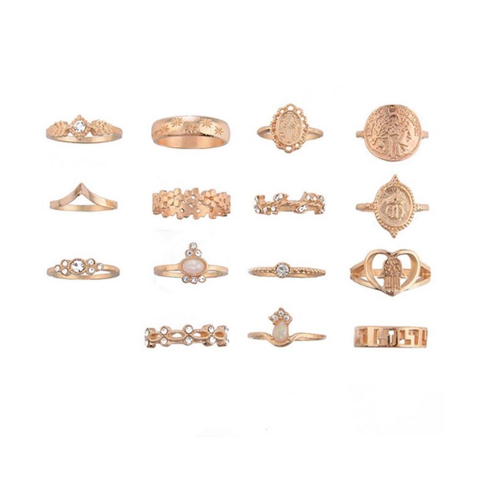 Diamante Vintage Vakantie Damesringen