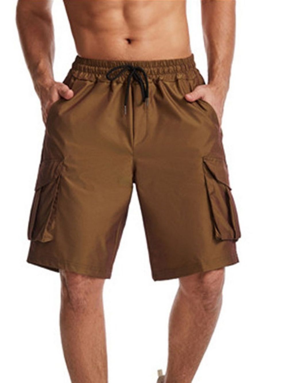 Casual Broek Heren Met Effen Zak En Veters