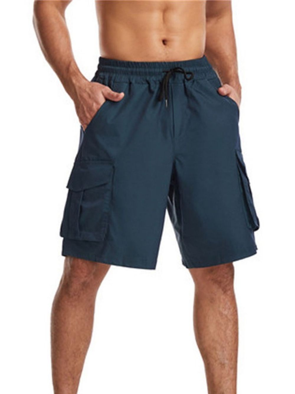 Casual Broek Heren Met Effen Zak En Veters