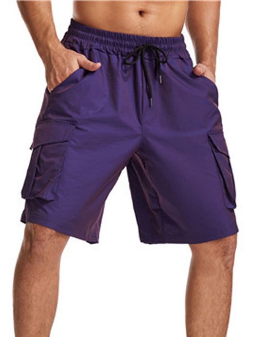 Casual Broek Heren Met Effen Zak En Veters