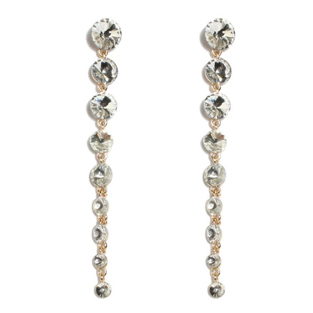 Diamante Lichtmetalen Cadeau-Oorbellen